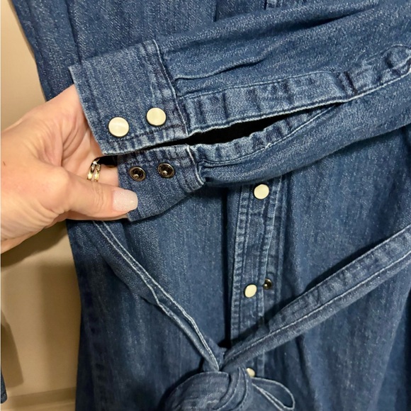 GAP Blue Long Sleeve Dress - Picture 2 of 4